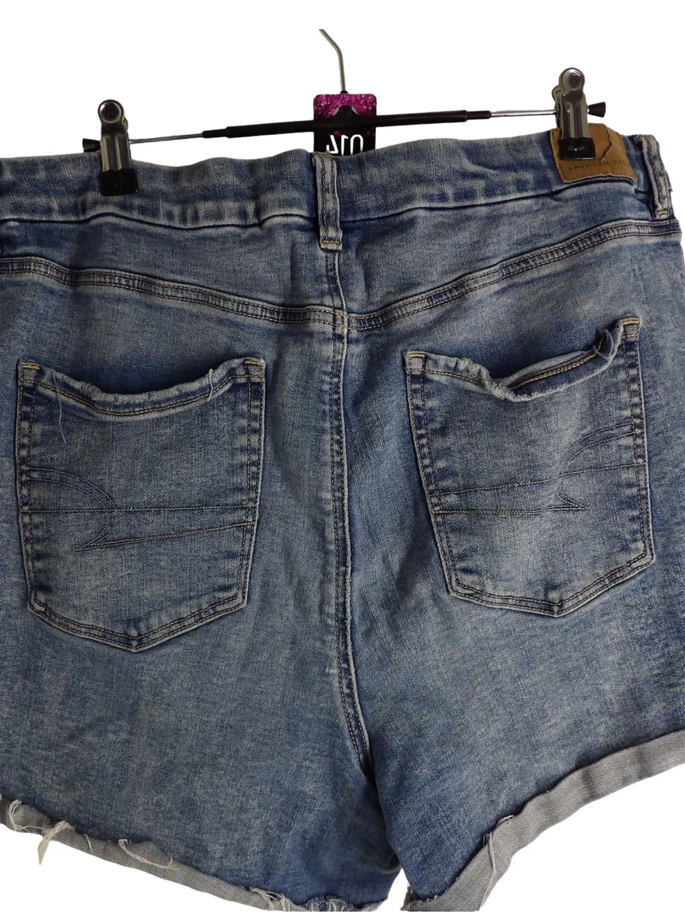 American Eagle Outfitters Ripped Blue Denim Cutoff Shorts